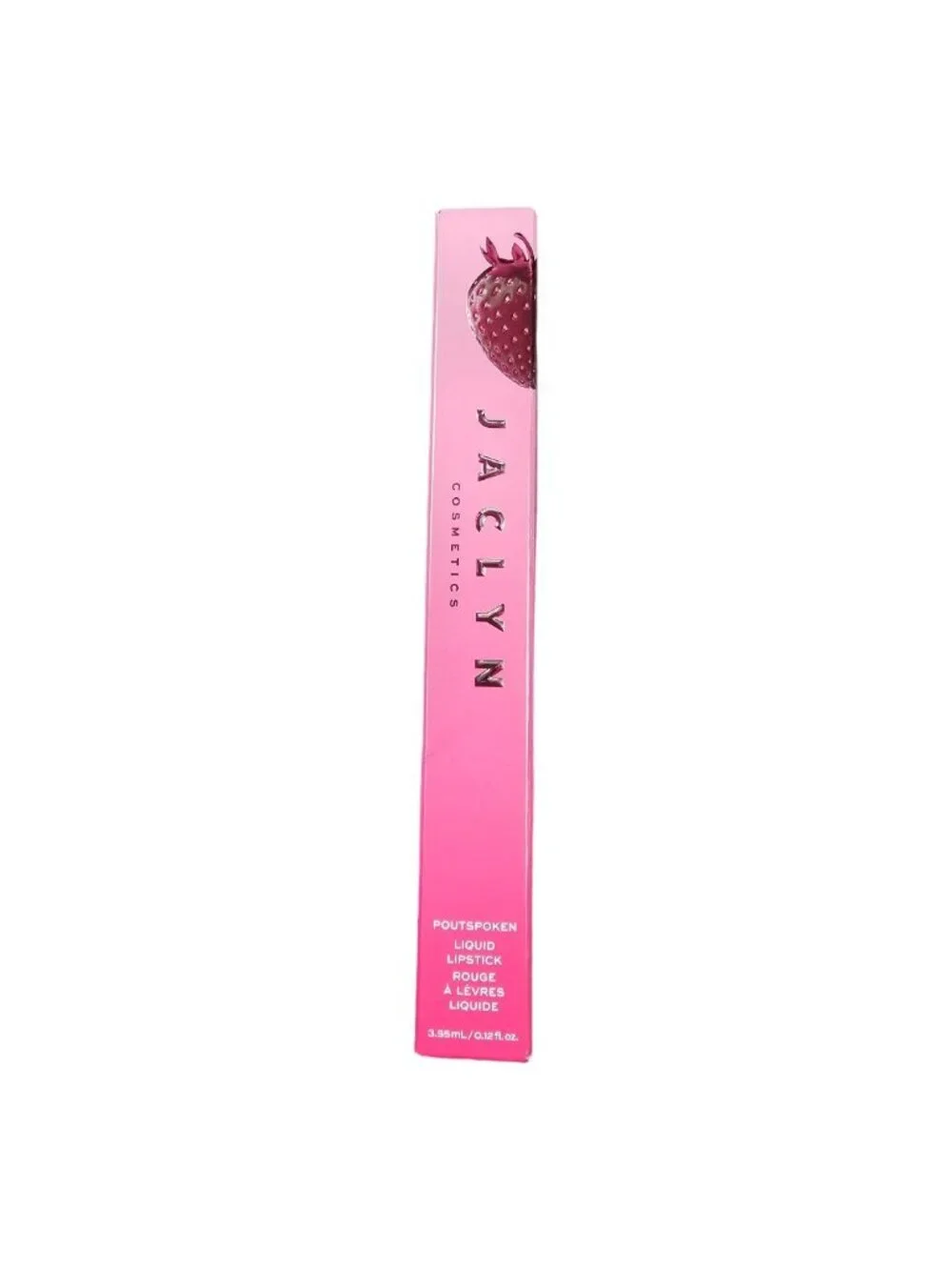 JACLYN Cosmetics Poutspoken Liquid Lipstick Strawberry Cake Long-Wearing NIB